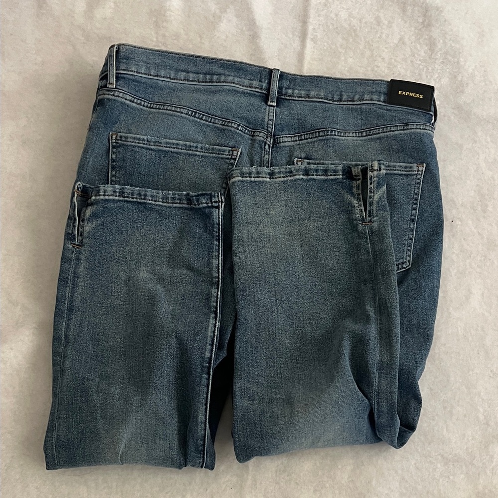 Express High Rise Indigo Jeans - Picture 10 of 11